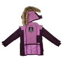 Kamik Winterjacke Parka Katy (wind- und wasserdicht, reflektierend) violett Kinder